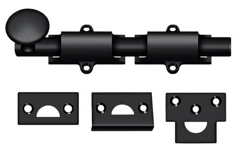 Deltana 6SB19 black surface bolt