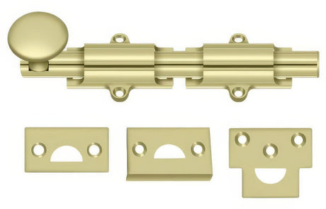 Deltana 6SB3-UNL surface bolt, additional view