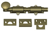 Deltana 6SB5 antique brass surface bolt
