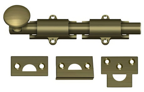 Deltana 6SB5 surface bolt, additional view