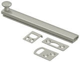 Deltana 6SBCS15 satin nickel surface bolt