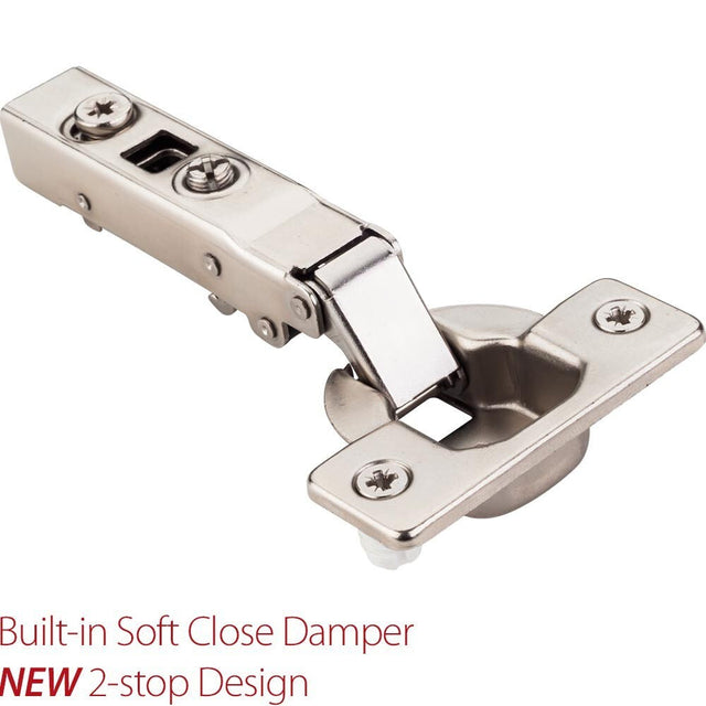 Hardware Resources 700.0161.25 polished nickel crank cam adjustable heavy duty soft close hinge
