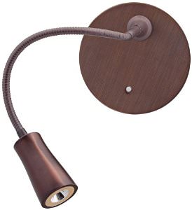 Access Lighting 70003LED-BRZ EpiphanieÂ wall lamp in polished brass, additional view