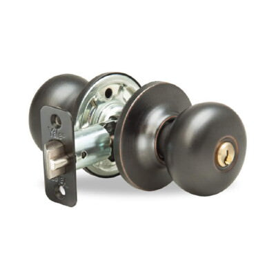 Yale 700H10BP oil rubbed bronze keyed entry door knob