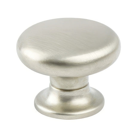 Berenson 7011-1BPN-C brushed nickel round cabinet knob