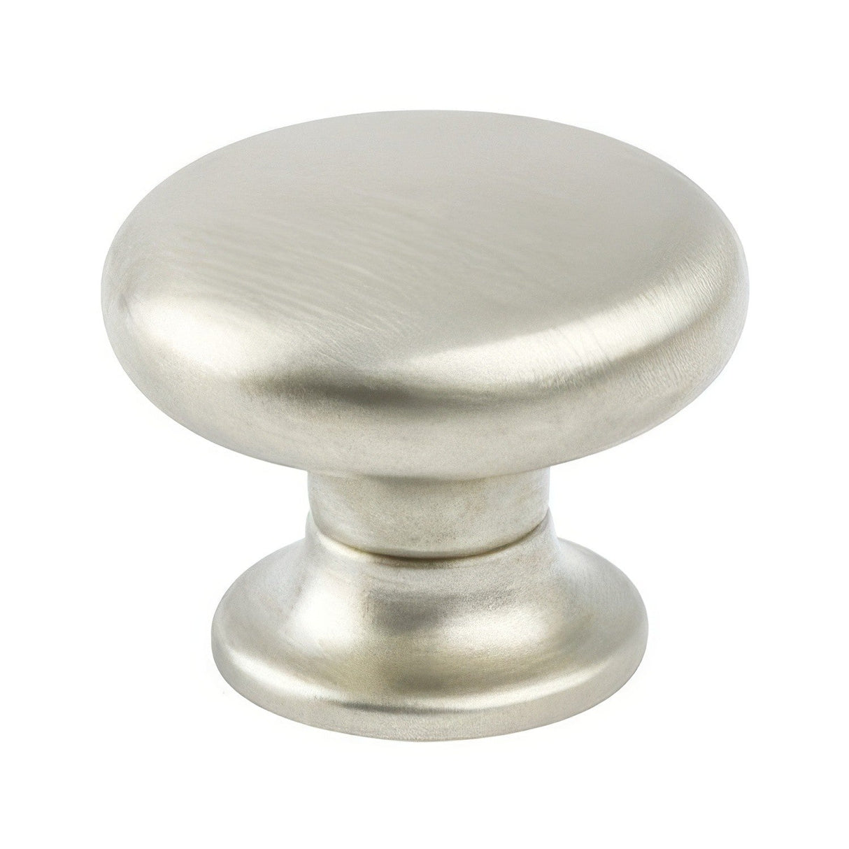 Berenson 7011-1BPN-C brushed nickel round cabinet knob