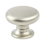 Berenson 7011-1BPN-C brushed nickel round cabinet knob