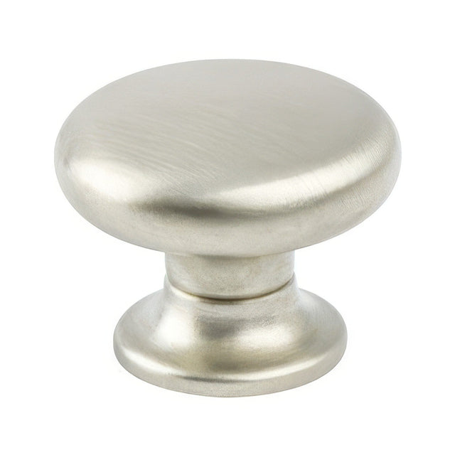 Berenson 7011-1BPN-C brushed nickel round cabinet knob