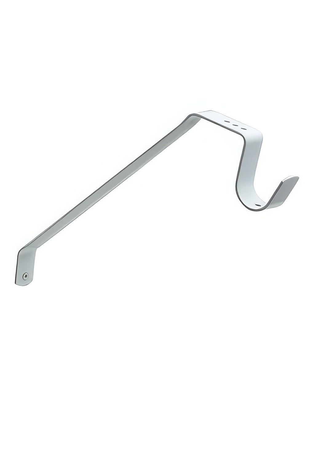 Better Home Products 701W white powder coated steel closet rod bracket