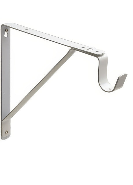Better Home Products 703W white powder coated steel closet rod bracket