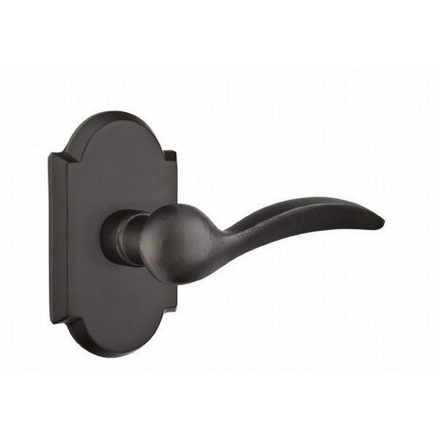 Emtek 7058DFB flat black bronze dummy door lever