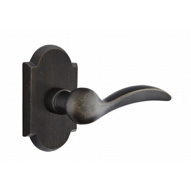 Emtek 7058DMB medium bronze dummy door lever
