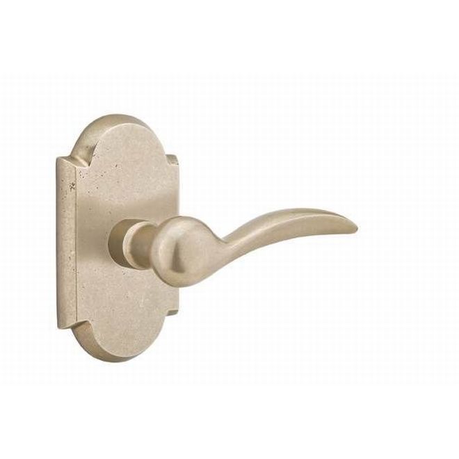 Emtek 7058DTWB tumbled white bronze dummy door lever