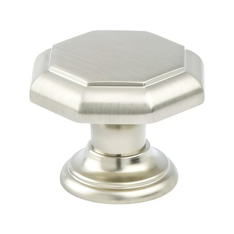 Berenson 7087-1BPN-P brushed nickel cabinet knob