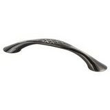 Berenson 7108-1RBN-C rustic black nickel cabinet handle pull