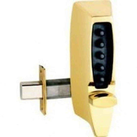 Kaba Simplex 710805 antique brass mechanical pushbutton lock