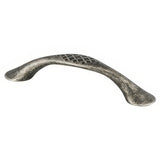 Berenson 7110-1RN-C rustic nickel cabinet handle pull