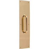 Don-Jo 7110605 bright brass pull plate
