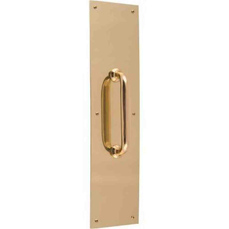 Don-Jo 7110605 bright brass pull plate