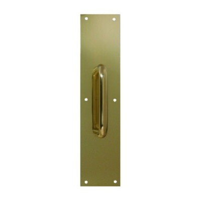 Don-Jo 7111606 pull plate in satin stainless, additional view