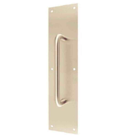 Don-Jo 7111606 clear satin brass pull plate