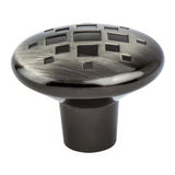 Berenson 7118-1RBN-C rustic black nickel cabinet knob
