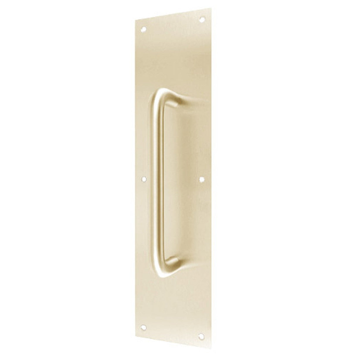 Don-Jo 7119613 pull plate in polished brass, additional view