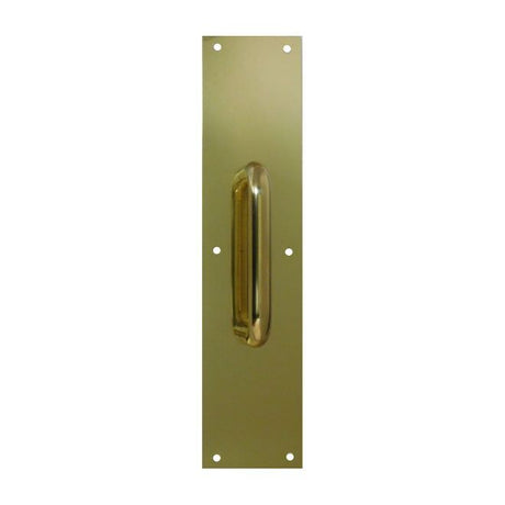 Don-Jo 7120605 bright brass pull plate