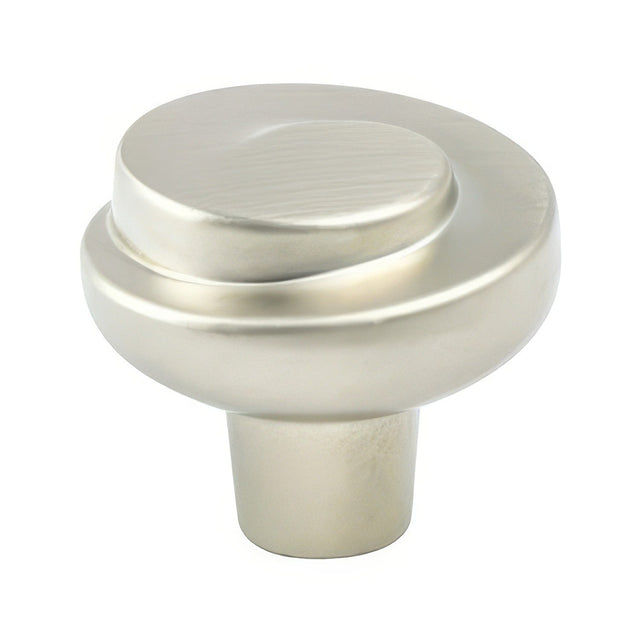 Berenson 7125-1BPN-C Sonata cabinet knob in satin stainless, additional view