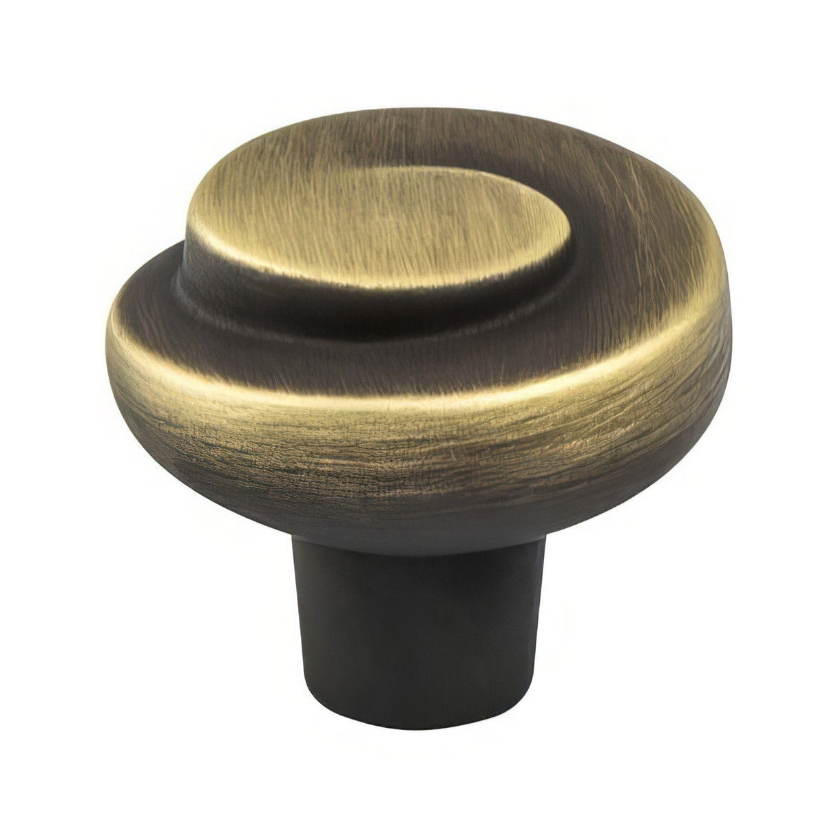 Berenson 7126-1RAB-C rustic brushed brass cabinet knob