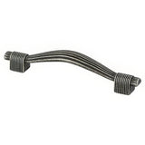 Berenson 7148-10RT-C rustic tin cabinet handle pull