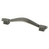 Berenson 7152-10RT-C rustic tin cabinet handle pull
