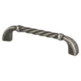 Berenson 7175-10RT-C rustic tin cabinet handle pull