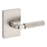 Kwikset 720MALRCT Mirada Reeded Pattern Lever in Satin Brass