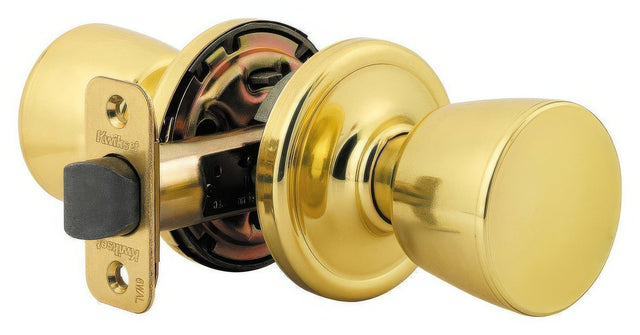 Kwikset 720A-5GC antique brass passage door knob