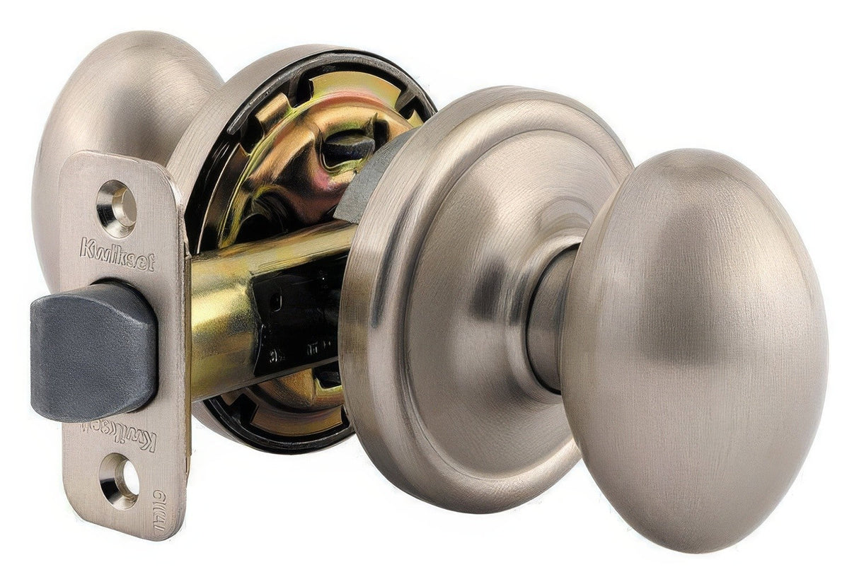 Kwikset 720L-15 satin nickel passage door knob