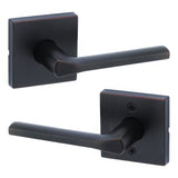 Kwikset 720LSLSQT-11P venetian bronze passage door lever