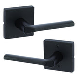 Kwikset 720LSLSQT-514 iron black passage door lever
