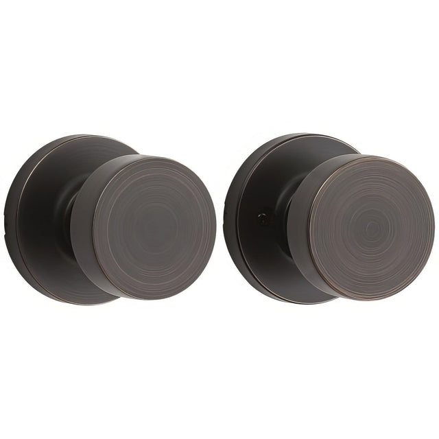 Kwikset 720PSKRDT-11P venetian bronze passage door knob