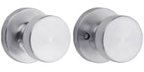 Kwikset 720PSKRDT-26D satin chrome passage door knob