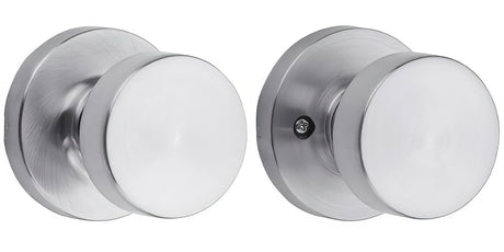 Kwikset 720PSKRDT-26D satin chrome passage door knob