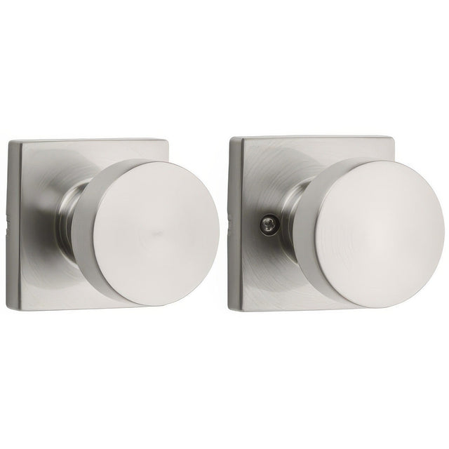 Kwikset 720PSKSQT-15 Pismo passage door knob in satin nickel, additional view