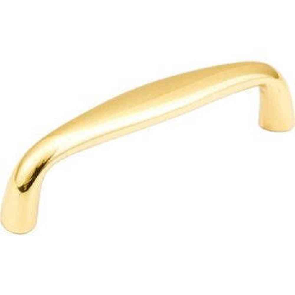 Schaub and Company 721-03 polished brass cabinet pull