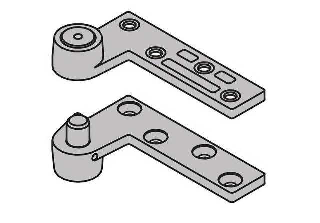 Ives 7215TOP26 bright chrome top pivot part