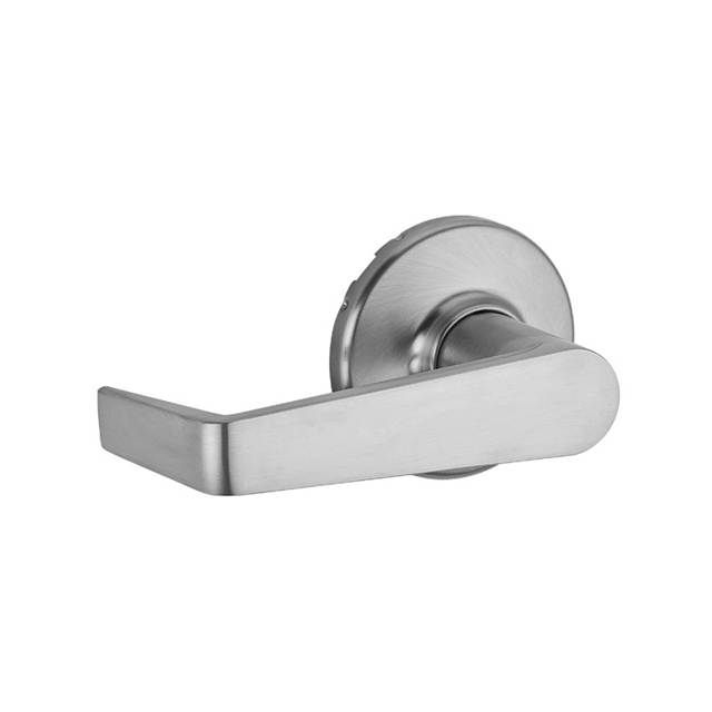 Kwikset 721KNL Kingston Lever Light Commercial Passage Door Lock in Satin Chrome