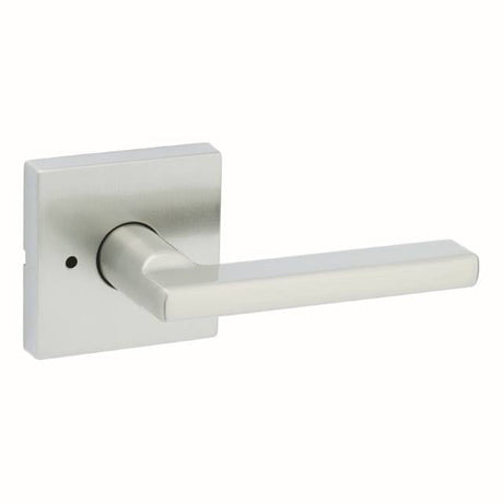 Kwikset 730HFLSQT-15 satin nickel privacy door lever