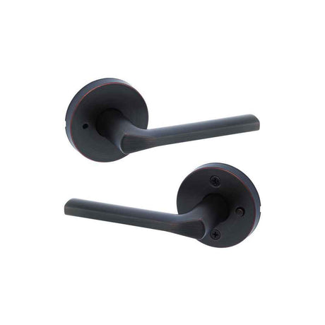Kwikset 730LSLRDT Lisbon Lever in Venetian Bronze