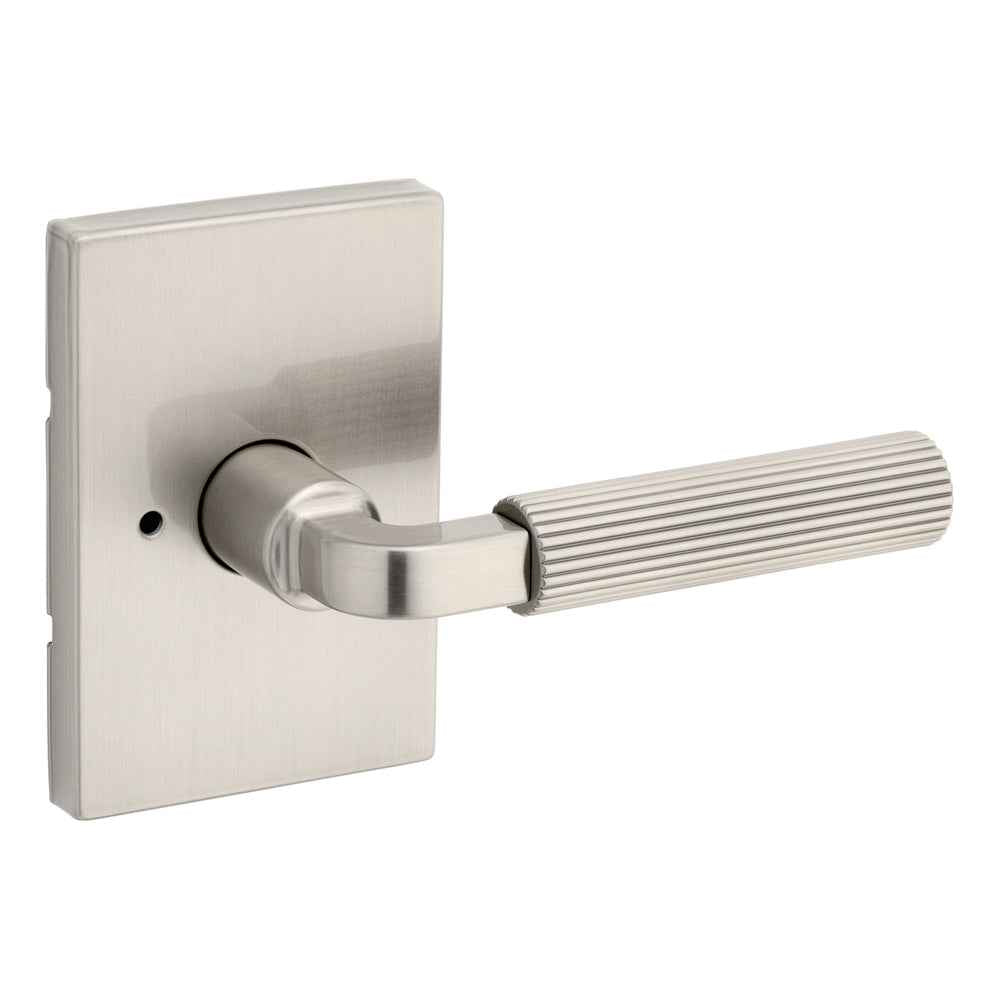 Kwikset 730MALRCT Mirada Reeded Pattern Lever in Satin Nickel