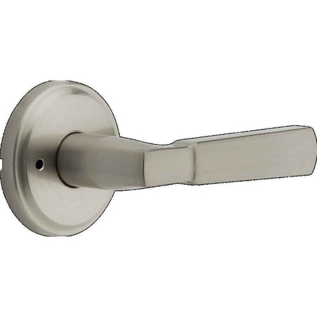 Kwikset 730PHL Perth Lever Privacy Door Lock in Satin Nickel