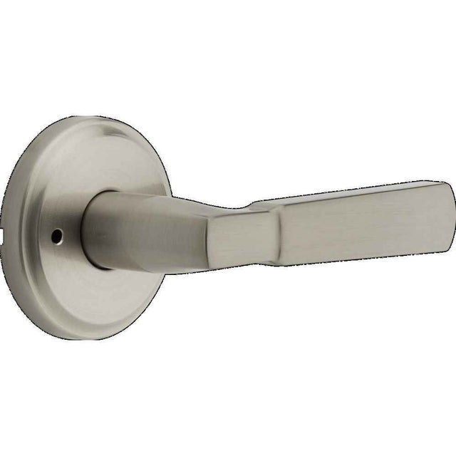 Kwikset 730PHL Perth Lever Privacy Door Lock in Satin Nickel